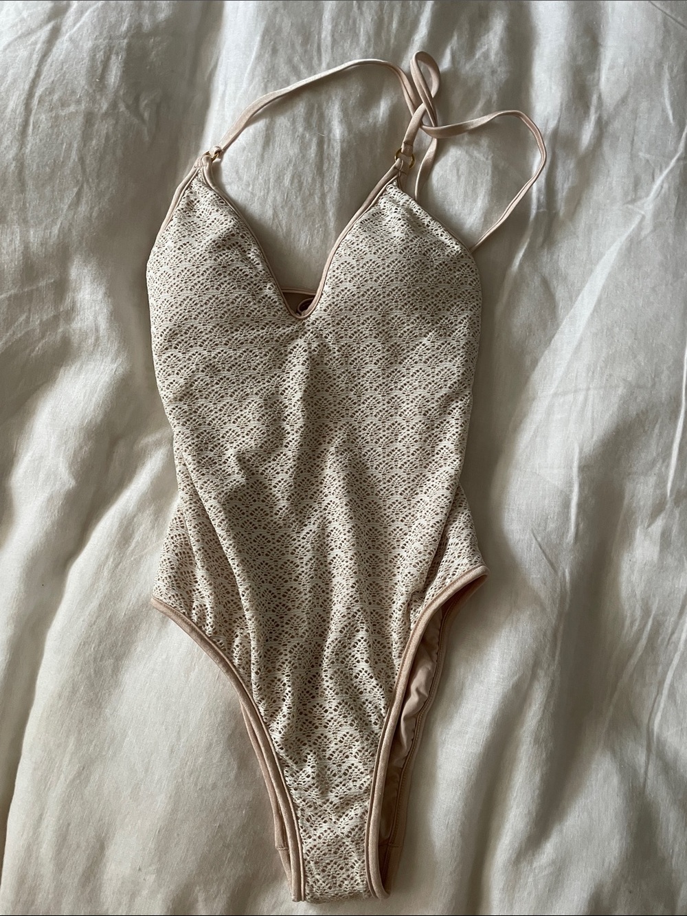 PQ Margot One-Piece Swimsuit in Biscotti